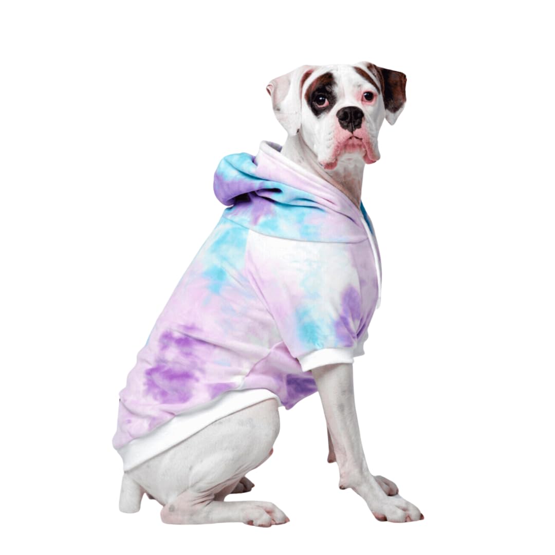 Spark Paws Dog Hoodie - Premium Quality, Buttery Soft, Superior Comfort and Fit, Calming Fleece Interior, Suitable for All Breeds - Cyber Punk - XL