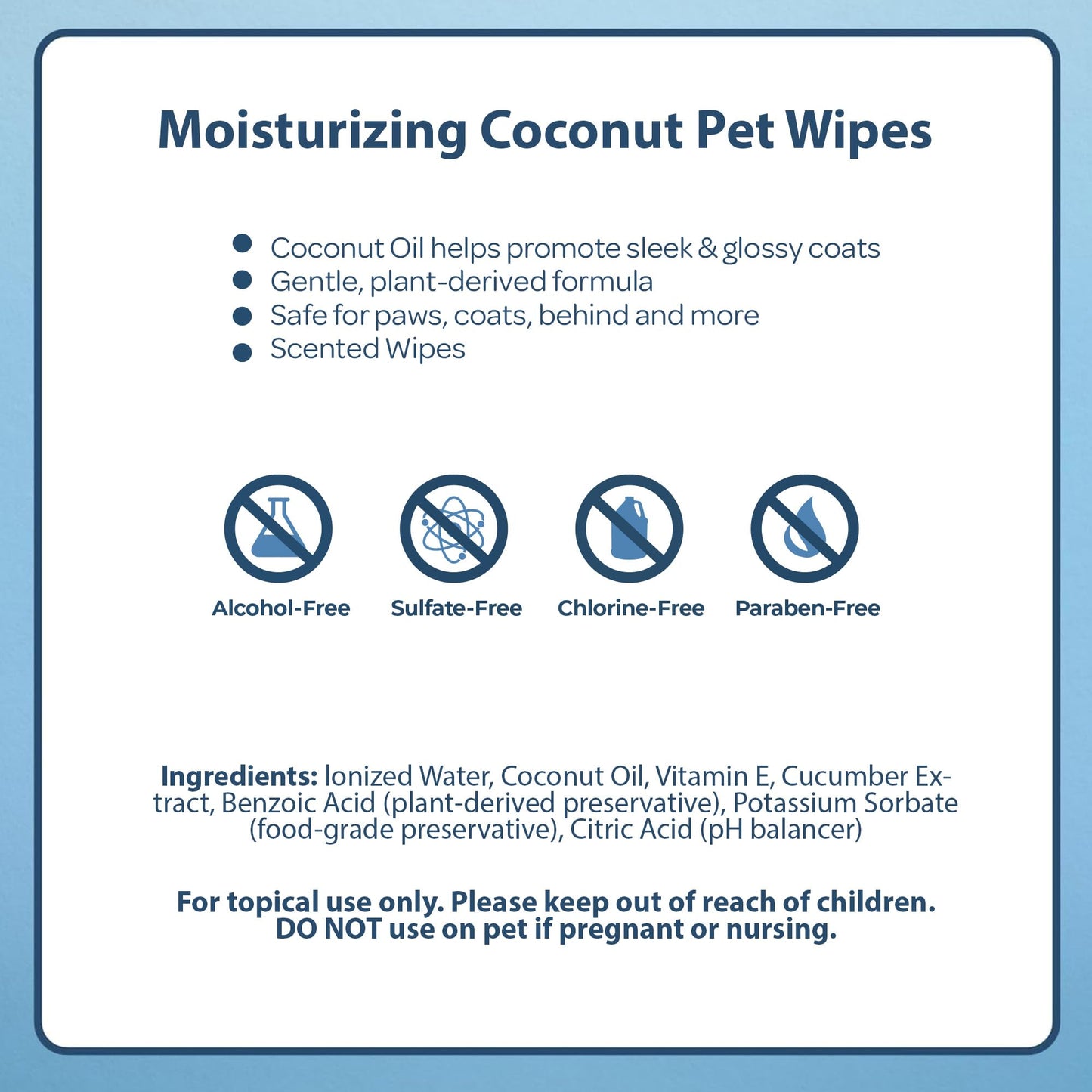 Best Pet Supplies 8" x 9" Pet Grooming Wipes for Dogs & Cats, 100 Pack, Plant-Based Deodorizer for Coats & Dry, Itchy, or Sensitive Skin, Clean Ears, Paws & Butt - Hydrating Aloe Vera (Unscented)