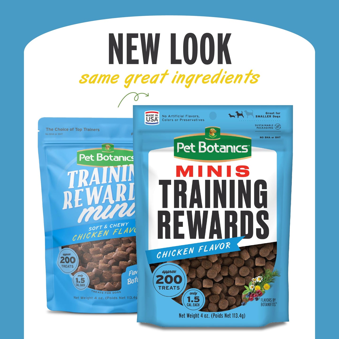 Pet Botanics Training Rewards Treats for Dogs, Made with Real Pork Liver, Focuses, Motivates, Rewards, Speeds Up Learning Curve, No BHA, BHT, Ethoxyquin, Bacon, 20 oz (1 pack)